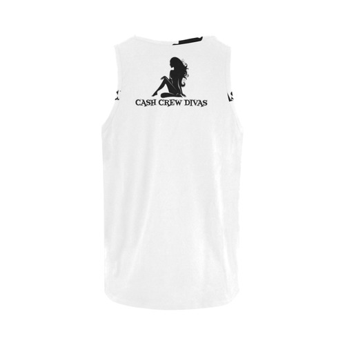 DIVAS TANK TOP-WHT All Over Print Tank Top for Women (Model T43)