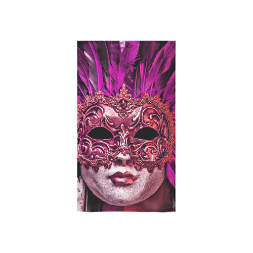 Carnival mask pink by FeelGood Custom Towel 16"x28"