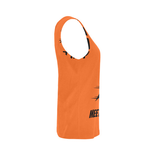 MTP LADIES TANK TOP orange All Over Print Tank Top for Women (Model T43)