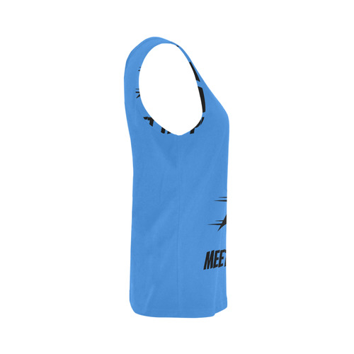 MTP LADIES TANK TOP blue All Over Print Tank Top for Women (Model T43)