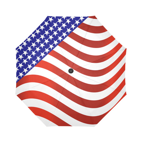 Patriotic USA American Flag Auto-Foldable Umbrella (Model U04)