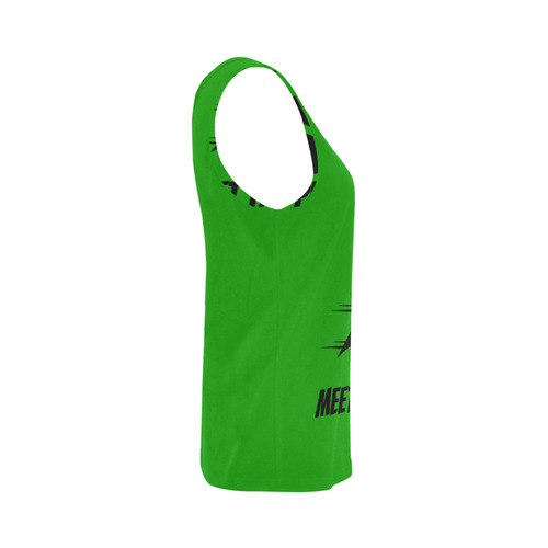 MTP LADIES TANK TOP green All Over Print Tank Top for Women (Model T43)