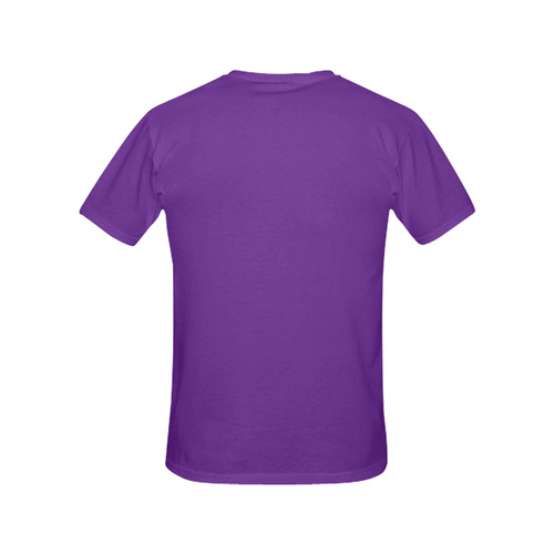 Royal Purple All Over Print T-Shirt for Women (USA Size) (Model T40)