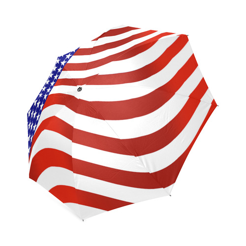 Patriotic USA American Flag Foldable Umbrella (Model U01)