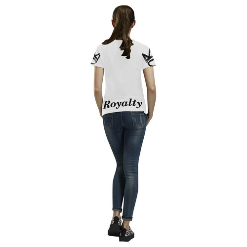 Royaltee (Women) All Over Print T-Shirt for Women (USA Size) (Model T40)