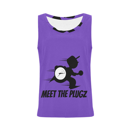 MTP LADIES TANK TOP purple All Over Print Tank Top for Women (Model T43)