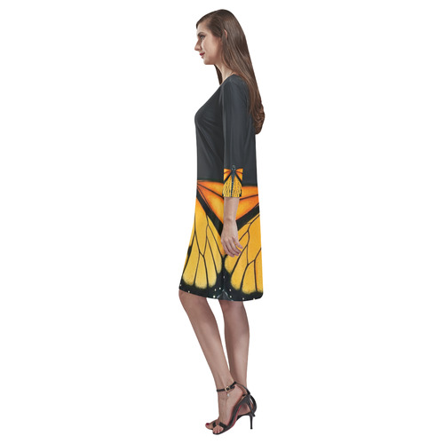 Monarch Tunic Rhea Loose Round Neck Dress(Model D22)