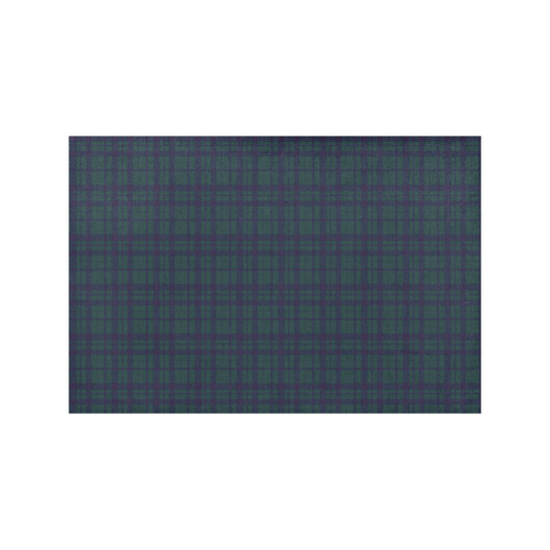 Green Plaid Hipster Style Placemat 12’’ x 18’’ (Set of 4)