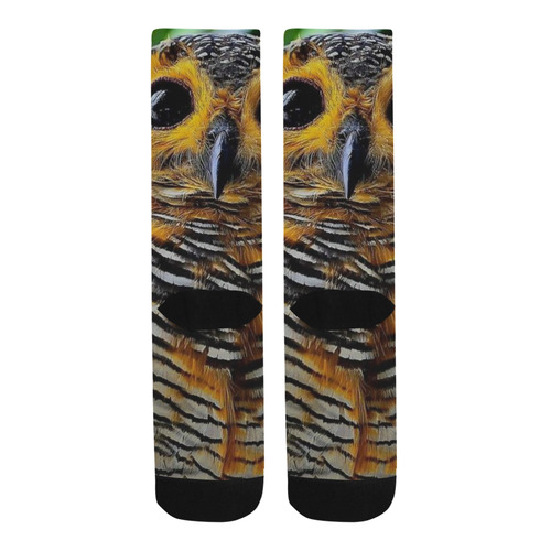 bumble bee owl Trouser Socks
