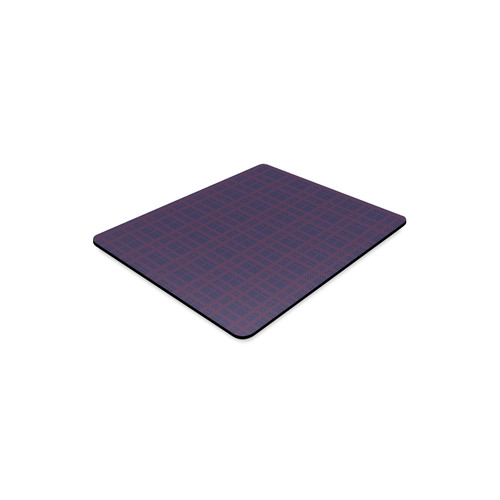 Purple Plaid Hipster Style Rectangle Mousepad