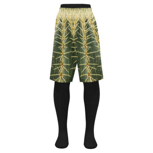 Photography Art - Cactus green yellow Men's Swim Trunk (Model L21)