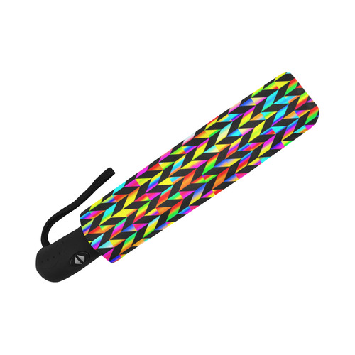 Neon Rainbow Polygon Auto-Foldable Umbrella (Model U04)