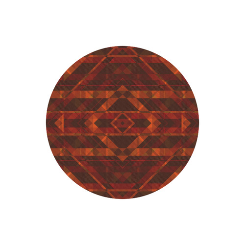 Sci Fi  Horror Geometric design Round Mousepad