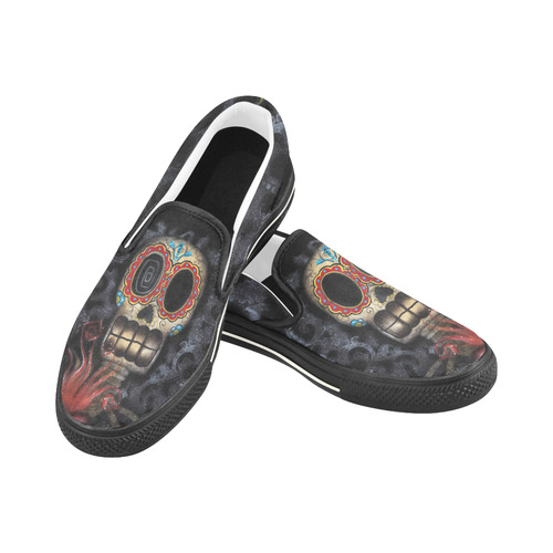 Sacred Heart Slip-on Canvas Shoes for Kid (Model 019)