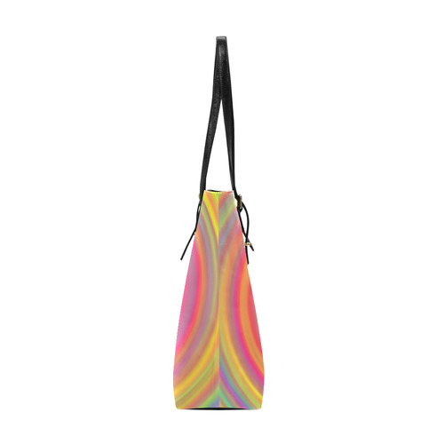 Rainbow Swirls Euramerican Tote Bag/Small (Model 1655)