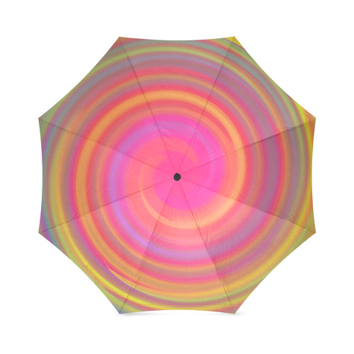 Rainbow Swirls Foldable Umbrella (Model U01)