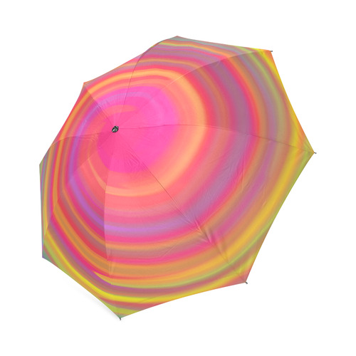 Rainbow Swirls Foldable Umbrella (Model U01)