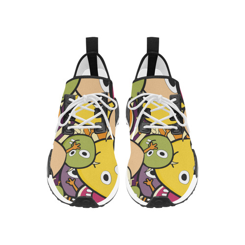 monster colorful doodle Men’s Draco Running Shoes (Model 025)