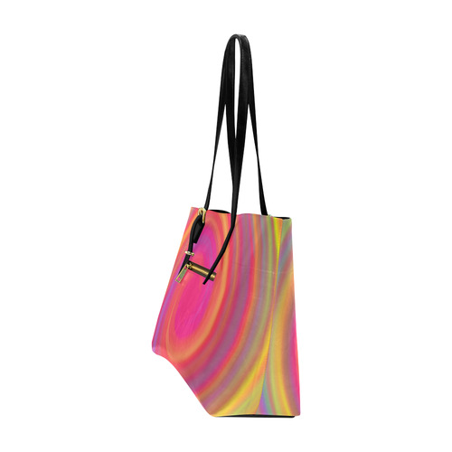 Rainbow Swirls Euramerican Tote Bag/Large (Model 1656)