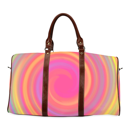 Rainbow Swirls Waterproof Travel Bag/Small (Model 1639)