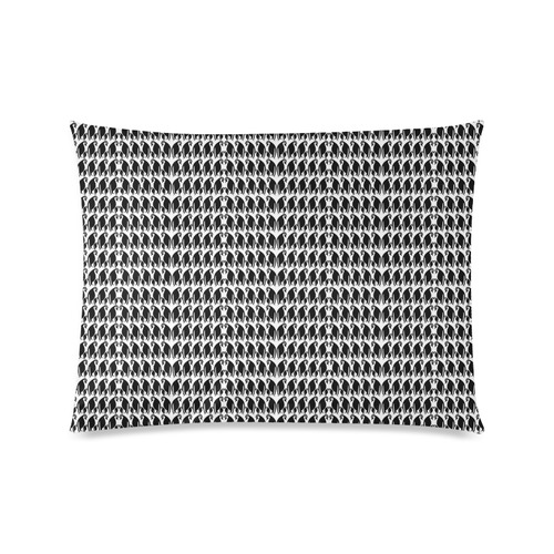 Penguin Huddle Custom Zippered Pillow Case 20"x26"(Twin Sides)