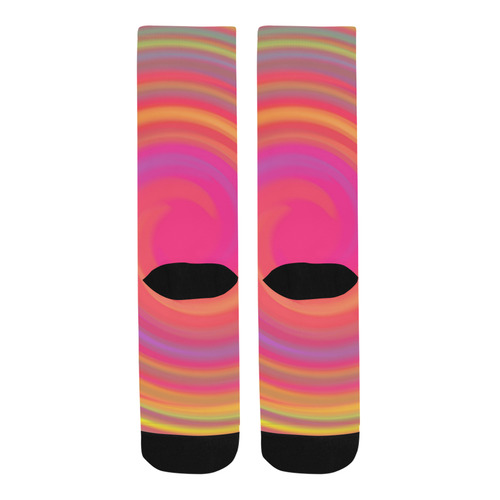 Rainbow Swirls Trouser Socks