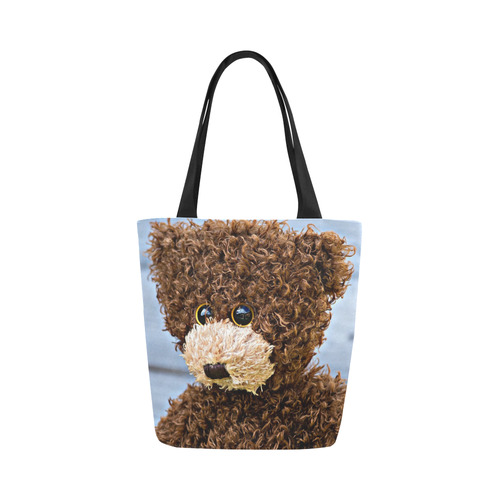 adorable Teddy 3 by FeelGood Canvas Tote Bag (Model 1657)