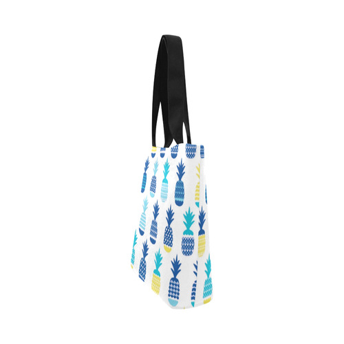 Pineapples Summer Fun Fruit Pattern Canvas Tote Bag (Model 1657)