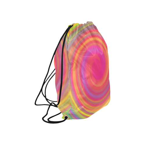 Rainbow Swirls Large Drawstring Bag Model 1604 (Twin Sides)  16.5"(W) * 19.3"(H)