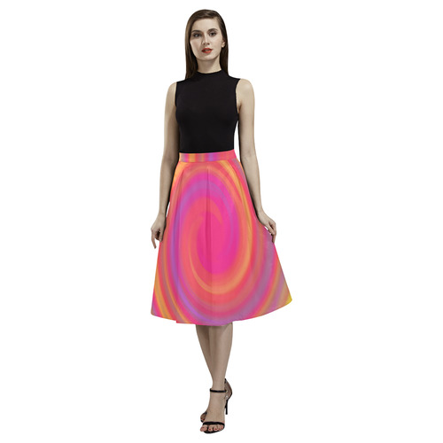 Rainbow Swirls Aoede Crepe Skirt (Model D16)