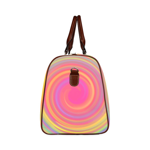 Rainbow Swirls Waterproof Travel Bag/Large (Model 1639)