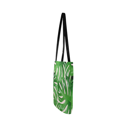 Tropical Watercolor Floral Leaf Reusable Shopping Bag Model 1660 (Two sides)