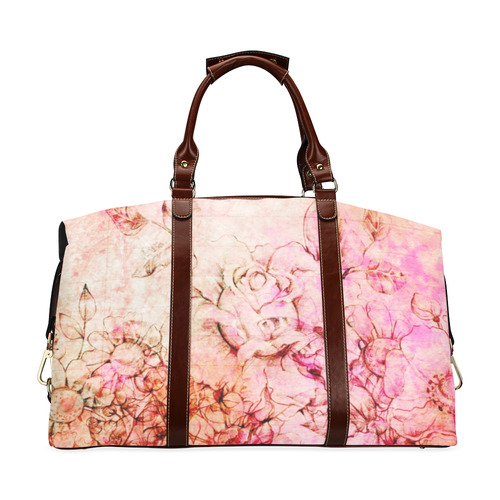 Flower Paper 1 Classic Travel Bag (Model 1643) Remake