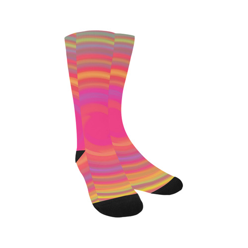 Rainbow Swirls Trouser Socks