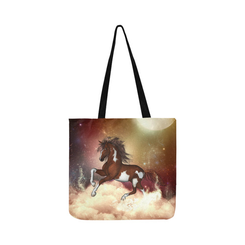 Wonderful wild horse in the sky Reusable Shopping Bag Model 1660 (Two sides)