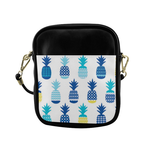 Pineapples Summer Fun Fruit Pattern Sling Bag (Model 1627)