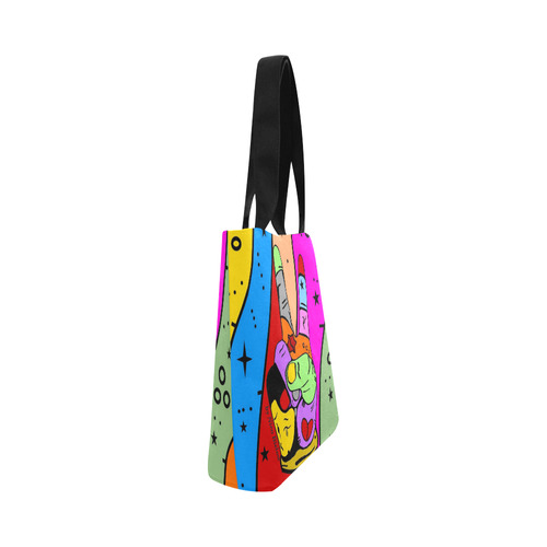 Peace Popart by Nico Bielow Canvas Tote Bag (Model 1657)