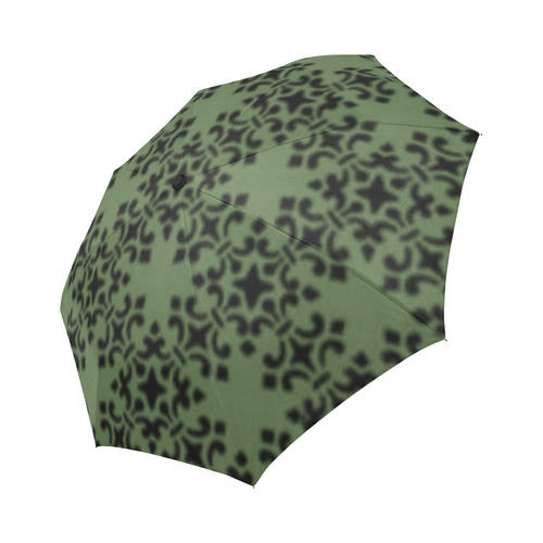 Kale Damask Auto-Foldable Umbrella (Model U04)