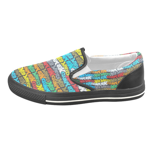 Hot Wheels Men's Unusual Slip-on Canvas Shoes (Model 019)