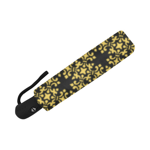 Primrose Yellow Damask Auto-Foldable Umbrella (Model U04)