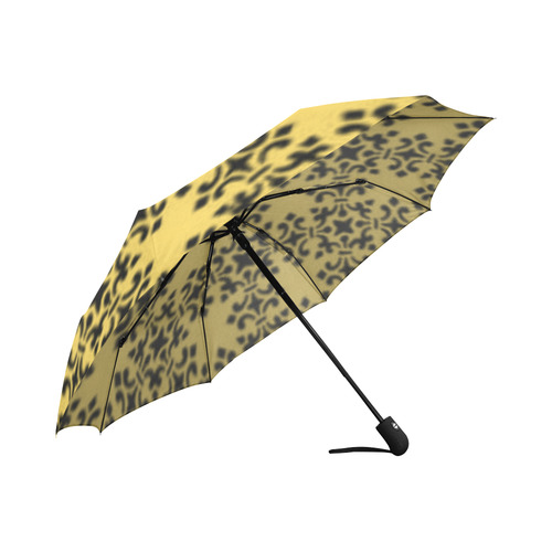 Primrose Yellow Damask Auto-Foldable Umbrella (Model U04)