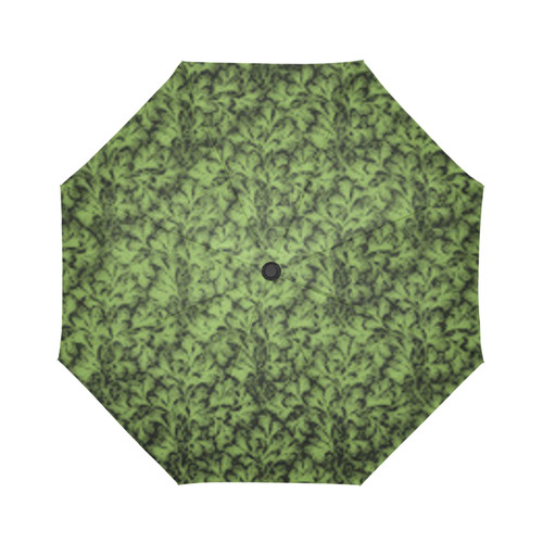 Greenery Leaf Auto-Foldable Umbrella (Model U04)