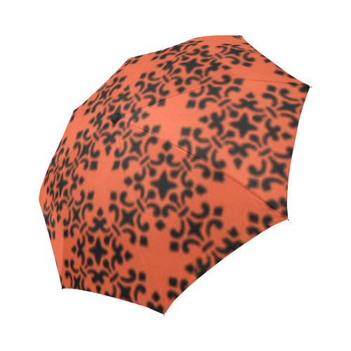 Flame Damask Auto-Foldable Umbrella (Model U04)