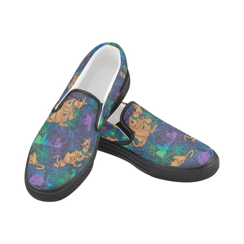 SCOOBY-DOO Men's Unusual Slip-on Canvas Shoes (Model 019)