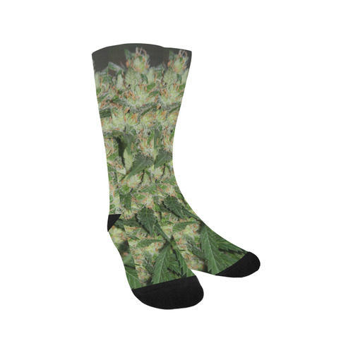 Green Crack Trouser Socks