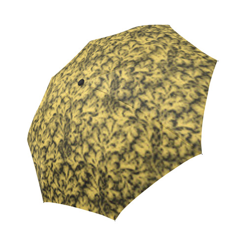 Primrose Yellow Leaf Auto-Foldable Umbrella (Model U04)