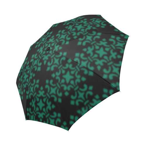 Lush Meadow Damask Auto-Foldable Umbrella (Model U04)