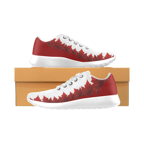 Canada Running Shoes Red Maple Leaf Sneakers Men’s Running Shoes (Model 020)