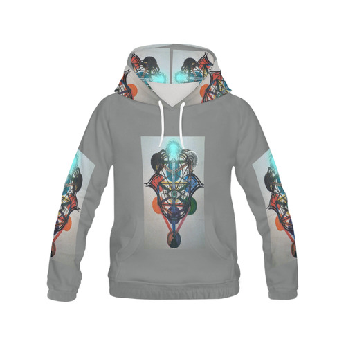 Tree of Life Glow All Over Print Hoodie for Women (USA Size) (Model H13)