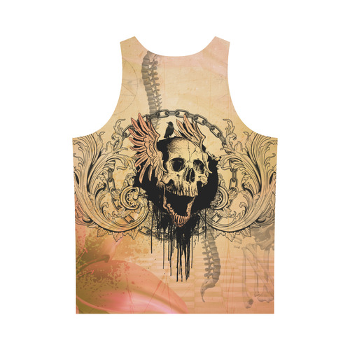 Amazing skull with wings All Over Print Tank Top for Men (Model T43)
